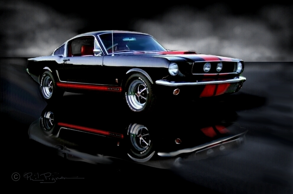 Phil S 1965 Mustang Gt A Code Fastback Raven Black With Red