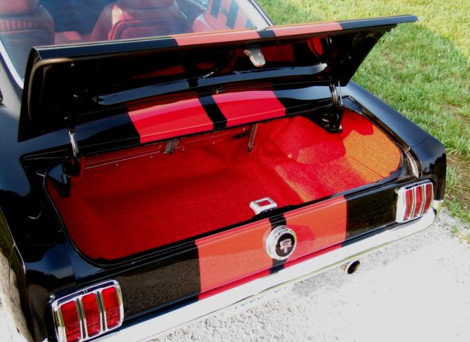 Phil S 1965 Mustang Gt A Code Fastback Raven Black With Red
